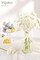 18 PCS White Ranunculus Artificial Flowers – 14" Faux Peonies for DIY Wedding Bouquets, Home Decor, Bridal Shower Centerpieces, Silk Real-Touch Faux Flowers